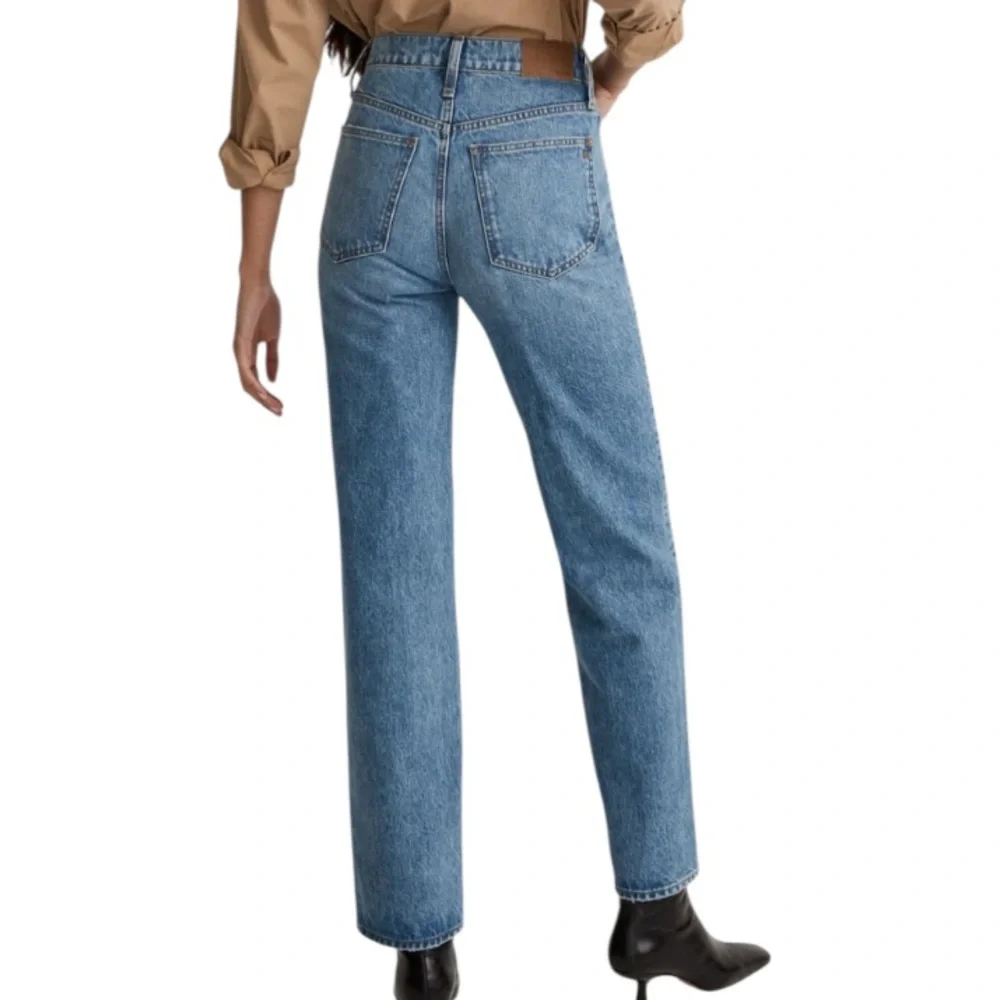 Madewell The Perfect Vintage Straight Jean Becker Wash Button-Front Size 27 NEW - Picture 3 of 16